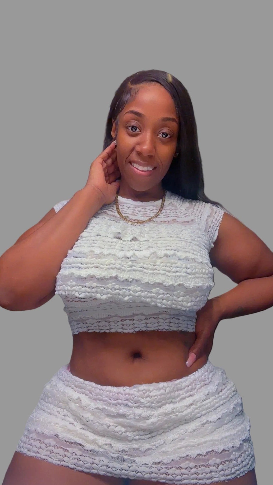 Ivory Dreams Lace Set