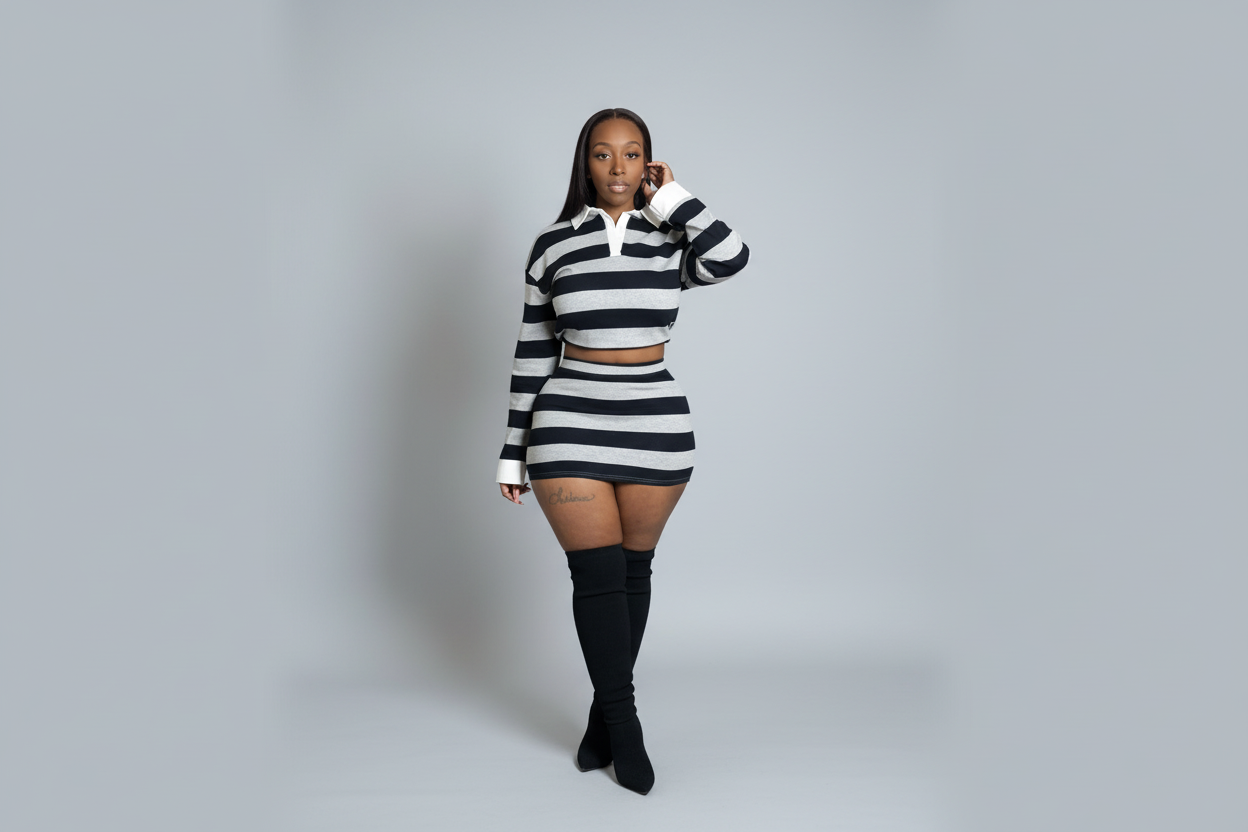 Chic Stripped Set