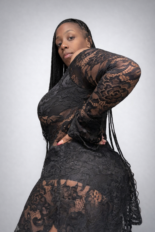 Midnight Muse Lace Set