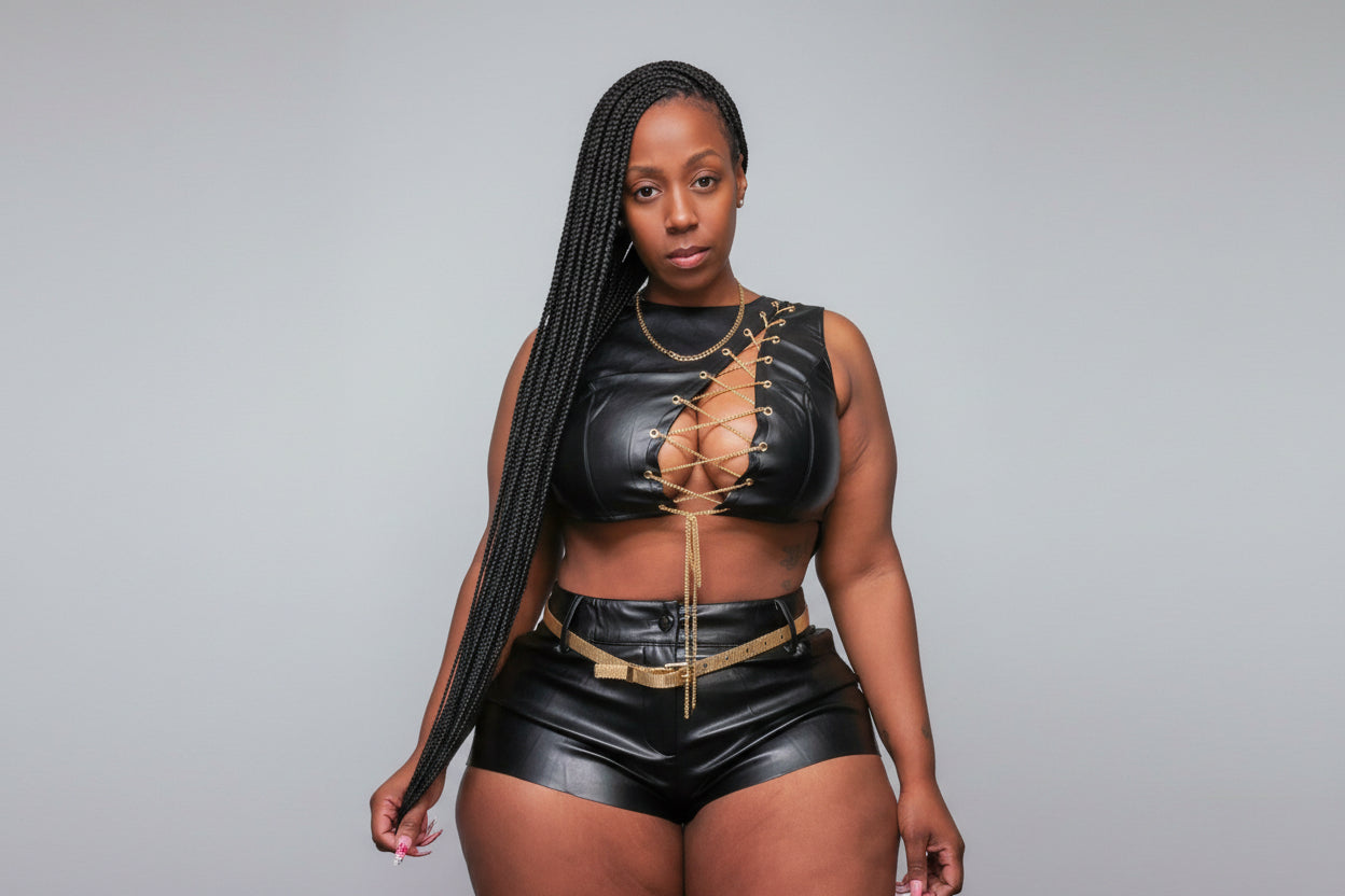 Golden Chain Crop Top